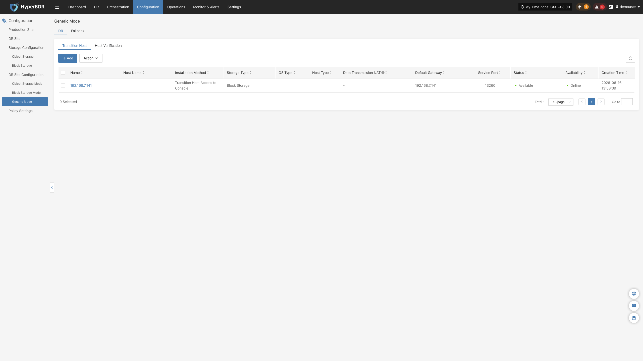 config-generic-mode-dr-th-main