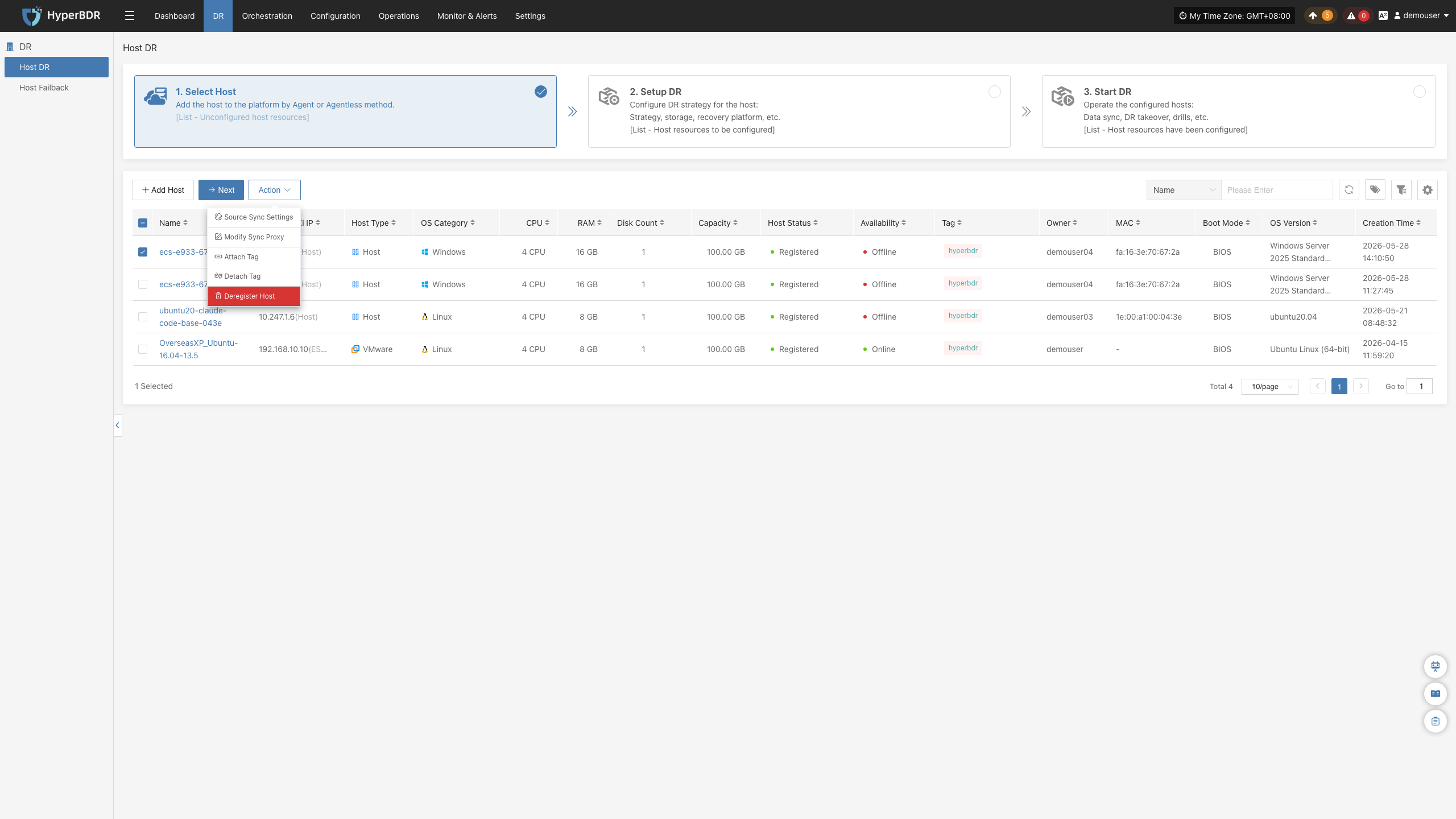 dr-select-host-action-hover-deregister-host