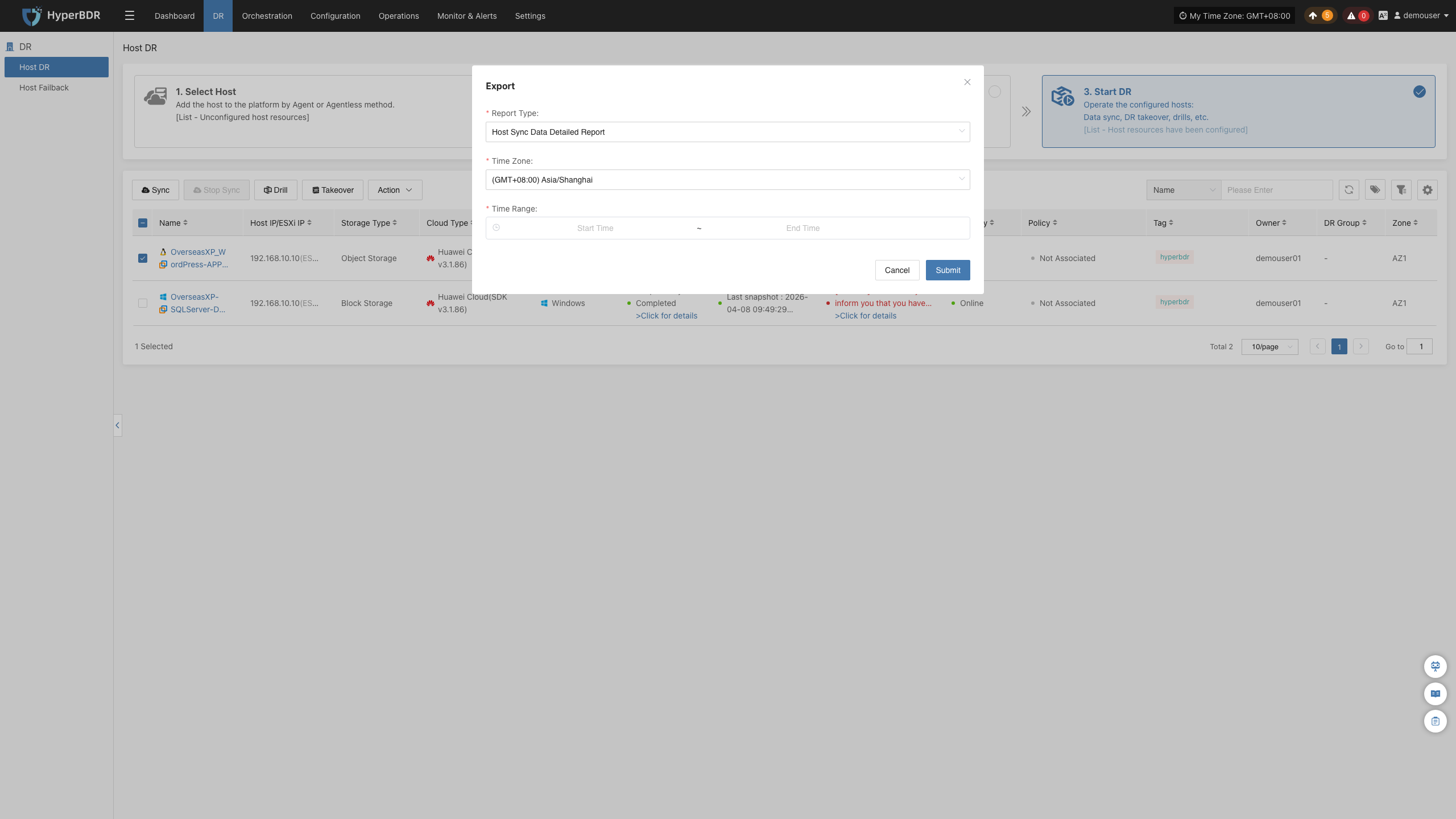 dr-startdr-action-click-export-report