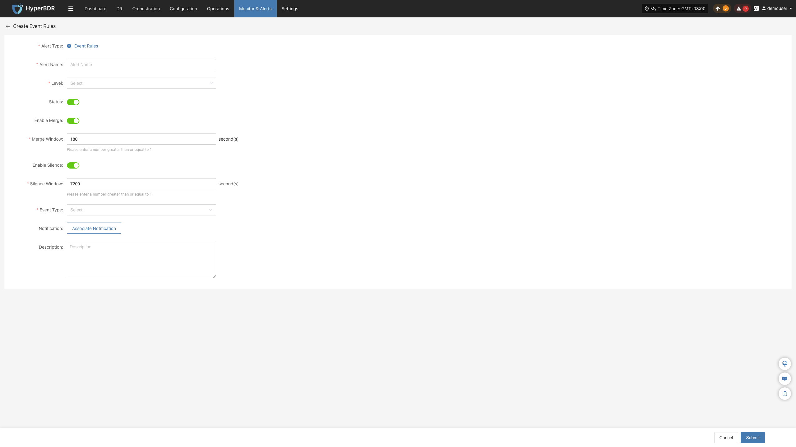 monitor-alertrules-dr-eventrules-createalert