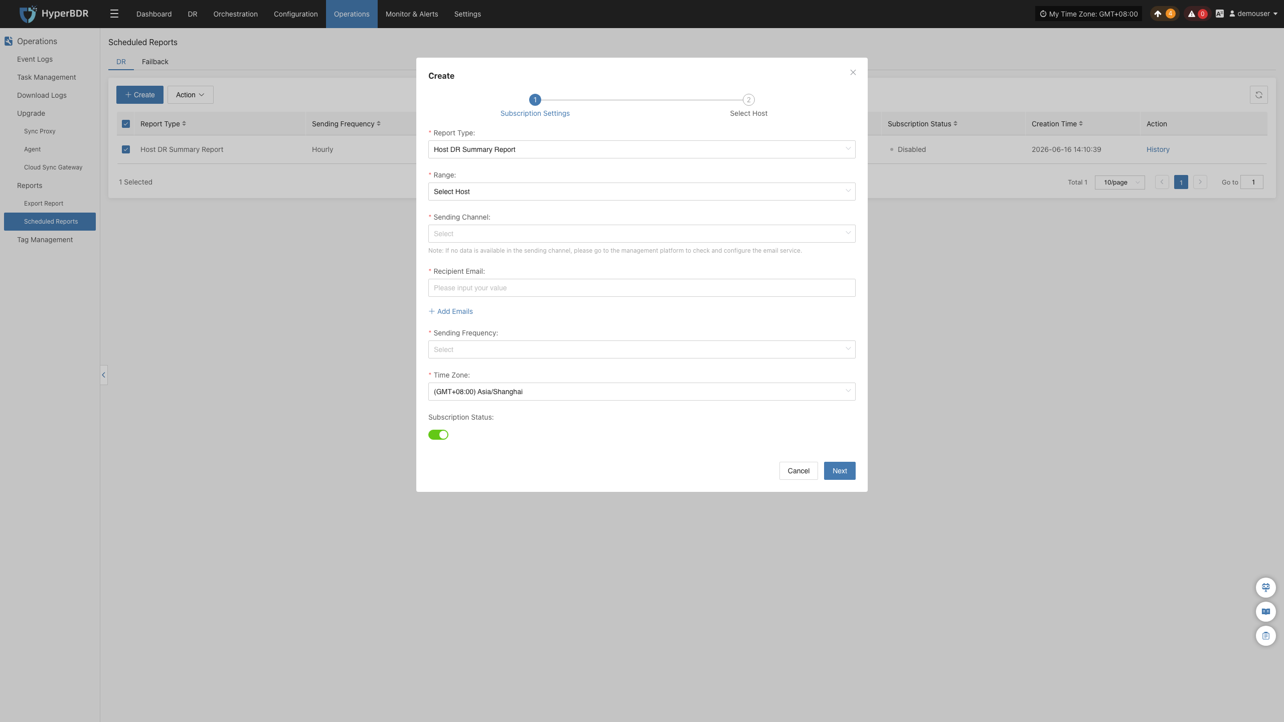 operations-scheduled-reports-dr-create-step1